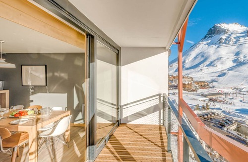 Tignes le Lac Apartment | 4* Apartment in Tignes le Lac - 3 Beds, 9 ppl, south balcony