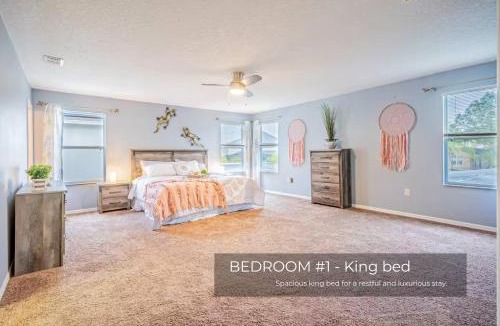 Windwood Bay House | 5 Bedroom Villa l 10 min to Disney l Themed Rooms
