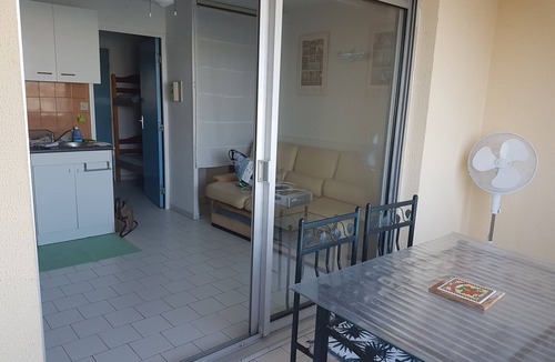 Mireval Apartment | 80 m from the beach, 27 m2 studio for rent