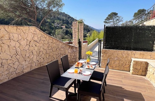 La Trinite Apartment | Air-conditioned T2 with terrace, jacuzzi & parking - near Nice & Monaco