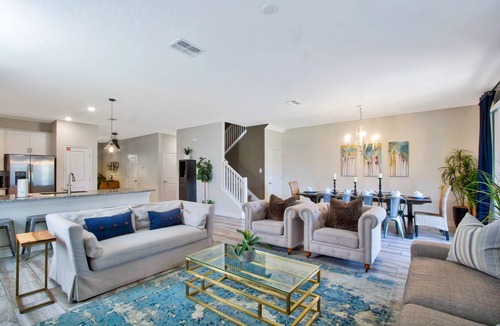 Davenport Villa | Amazingly Furnished 8 Bedroom 5 Bathroom Champions Gate Resort Pool Villa