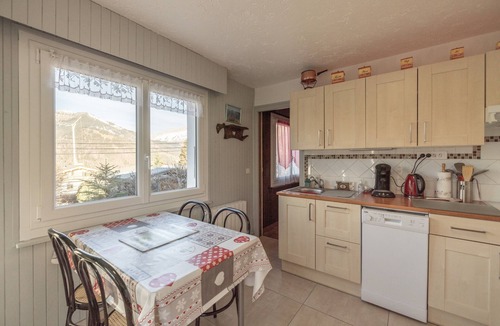 Notre-Dame-de-Bellecombe Apartment | Apartment 'Les Rocailles' with Mountain View, Private Terrace and Wi-Fi