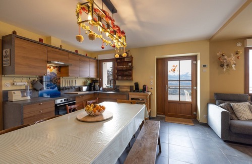 Saint-Gervais-les-Bains Apartment | Apartment "Le Pacardou" with Mountain View, Private Terrace and Wi-Fi