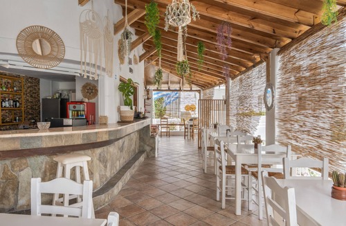 Kalymnos Town Apartment | Apartment 'Double Room No 4' with Mountain View, Wi-Fi and Air Conditioning