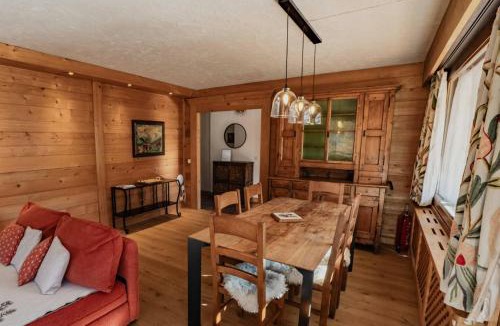 Demi-Quartier Apartment | appartement 103m2 près de Megève, face à télécabine la Princesse,2 chambres , garage, local à ski