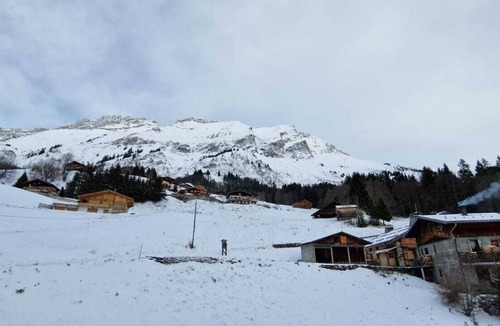 La Giettaz Apartment | Appartement familial a la Giettaz - View of the Aravis mountains