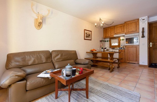 Chamonix-Mont-Blanc Apartment | Apt Capucins22 Mont Blanc View 1BR w/Balcony Garage, Chamonix, France