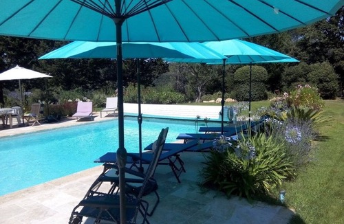 Taradeau House | BASTIDON DOMAINE L'HELION 8 PERSONNES salt water swimming pool 12mx6m