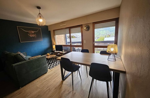 Sallanches Apartment | Beautiful apartment with magnificent view of Mont Blanc