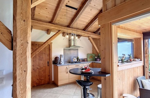 Cordon Apartment | Beautiful Apartment in Cordon with Mont Blanc View, Terrace and Parking