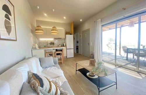 Messini Villa | Boho Natural - Beachfront Private Veranda