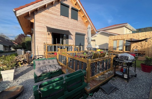 Perrignier Apartment | Brand new equipped garden studio in a beautiful region near mountains and lake