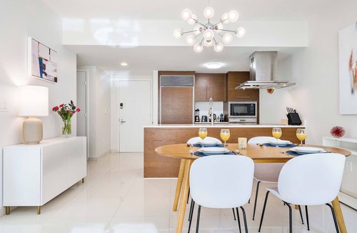 Downtown Miami Apartment | Brickell Open-Concept Suite | Dedicated Workspace