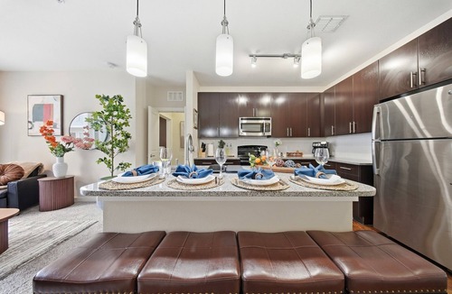 Courier City - Oscawana Apartment | Bright 2BR/2BA Tampa Haven: Productivity & Relaxation