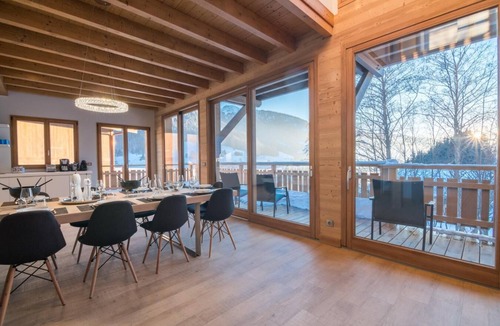 Praz-sur-Arly Ski Chalet | Chalet, fitness, sauna, hammam, terrace, balcony, fireplace or stove, parking, tv, ski locker