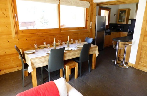 Les Contamines-Montjoie Ski Chalet | Chalet, Ground floor, view mountain, fireplace or stove, tv, 120m², Les Contamines-Montjoie