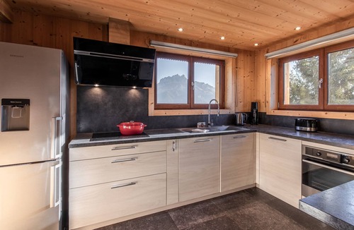 Cordon Ski Chalet | Chalet Mont Blanc - Départ ski -Vue exceptionnelle