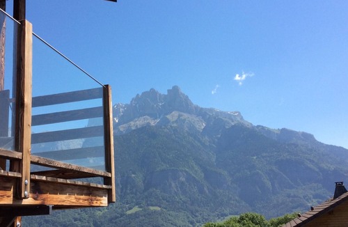 Sallanches Ski Chalet | Chalet Spa (sauna- jacuzzi) breathtaking Mont Blanc view