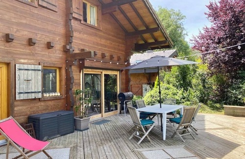 Habere-Lullin Ski Chalet | Chalet traditionnel avec vue exceptionnelle