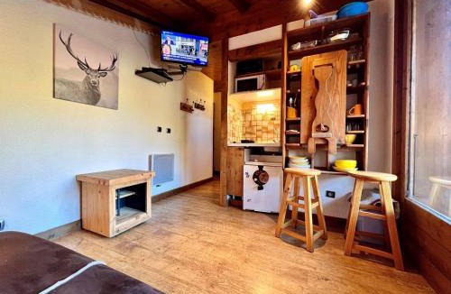 Notre-Dame-de-Bellecombe Apartment | Chaleureux studio près des pistes avec parking et animaux acceptés - FR-1-505-6