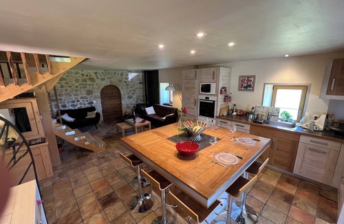Vallon-Pont-d'Arc House | CHARMING AIR-CONDITIONED STONE RESIDENCE WITH HEATED SWIMMING POOL