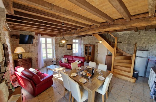 Charroux Cottage | Charming Cottage in Charroux with Pool, Terrace and Included Comforts