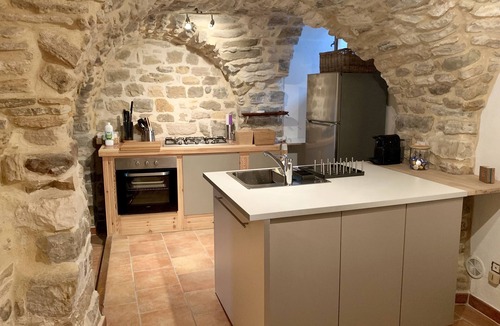Brignon Apartment | Charming Stone Apartment house, with swimming pool near Uzès