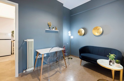 Pangrati Apartment | Chic One-Bedroom retreat near Panathenaic Stadium