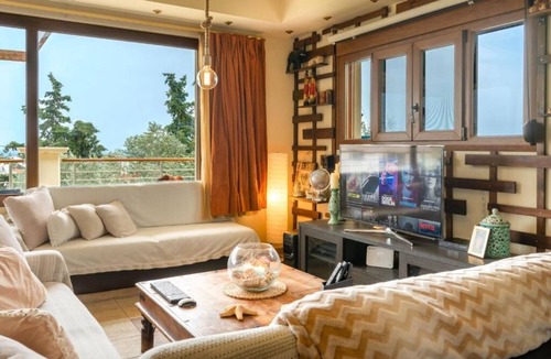 Faliraki Apartment | Colonial View Luxury Apartment with large sunny balcony