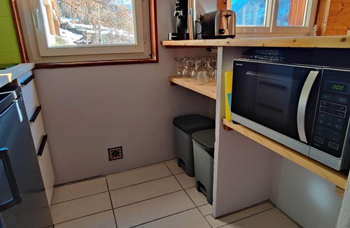 Molines-en-Queyras Cottage | Colorful, self-contained Père Castor apartment in the center of Molines
