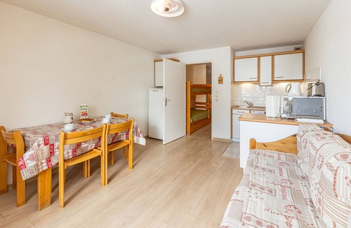 Montgellafrey Apartment | Comfort studio for 4, slopeside, south-facing balcony
