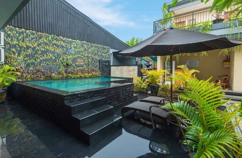 Legian City-Centre House | Cozy 1BR Twin Room in Legian Bali