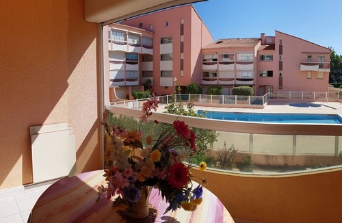 Plage d'Argeles Apartment | Cozy Studio-Cabin, Pool Access, 200m from Beach, Sleeps 4 - Argelès-sur-Mer