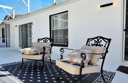 Crescent Lakes House | Designer house near Disney with private pool, water views, and custom pool table