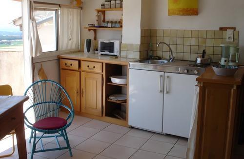 La Begude-de-Mazenc Apartment | 'Du Haut' Apartment with Mountain View, Private Terrace, and Wi-Fi