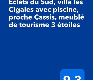 Auriol House | Eclats du Sud, villa les Cigales avec piscine, proche Cassis, meublé de tourisme 3 étoiles