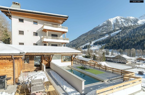 La Chapelle-d'Abondance Apartment | Eden View - 8p - private heated pool & sauna