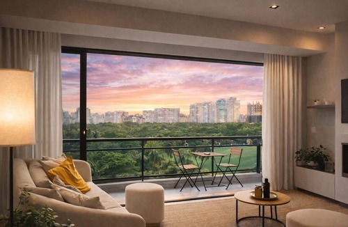 Ciudad Universitaria Apartment | Elegant with balcony, rooftop & gym · Esperilla
