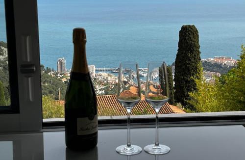La Turbie Villa | F1 4-Bedrooms Villa with Parking, AC & Pool 8 to 10 guests