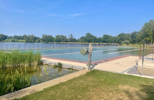 Treignat Cottage | Family chalet in campsite with fishing pond