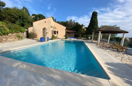 Rayol-Canadel-sur-Mer House | Green paradise with large private pool & sea view on the French Riviera (2–4 p.)