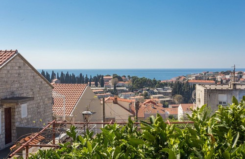 Gornji Kono Apartment | Guest House Luce- Double Room with Terrace and Sea View