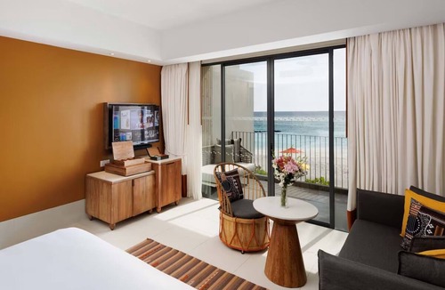Farukolhufushi Island Hotel | Hard Rock Maldives – Silver Sky Studio with Lagoon View Balcony