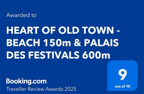 Le Suquet Apartment | HEART OF OLD TOWN - BEACH 150m & PALAIS DES FESTIVALS 600m