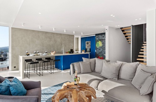 Costa Adeje Villa | Holiday Villa 'Karat Blue' with Sea View, Wi-Fi and Air Conditioning