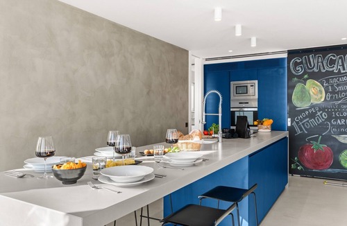 Costa Adeje Villa | Holiday Villa 'Karat Blue' with Sea View, Wi-Fi and Air Conditioning