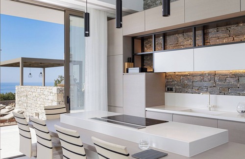Atsipópoulon Villa | Impeccable design, total privacy & heated pool with sea views