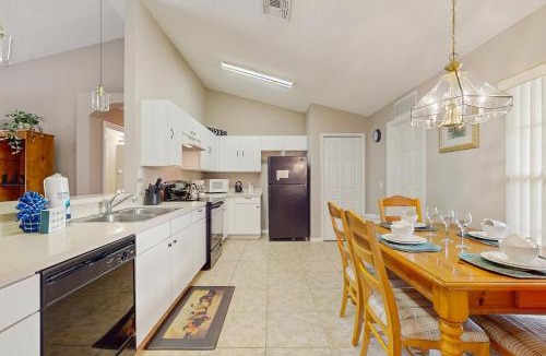 Crescent Lakes House | Inviting pool home with tranquil pond view near theme parks & attractions