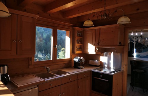 Flumet Ski Chalet | La Chevrière, beautiful log chalet, panoramic view, near Megève
