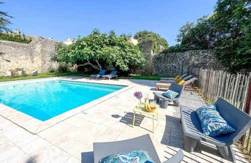 Collias House | Le Castellas, a historic, renovated home with a pool